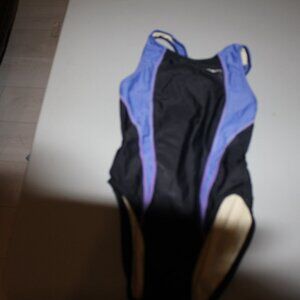 Blue & Black The Finals  Swimsuit Size 26